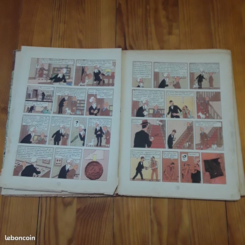 Tintin le sceptre d'ottokar B1 1947, édition originale couleur (image 9)