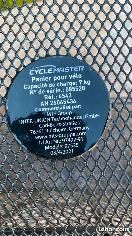 Panier à vélo (image 2)