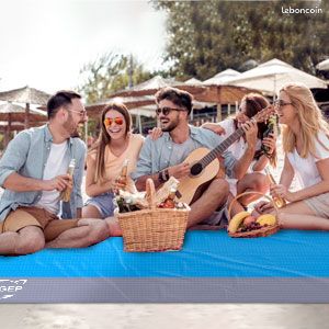 Tapis de plage XXL OUGEP – neuf - Imperméable & anti-sable – 200×230 cm 🌊 (image 11)
