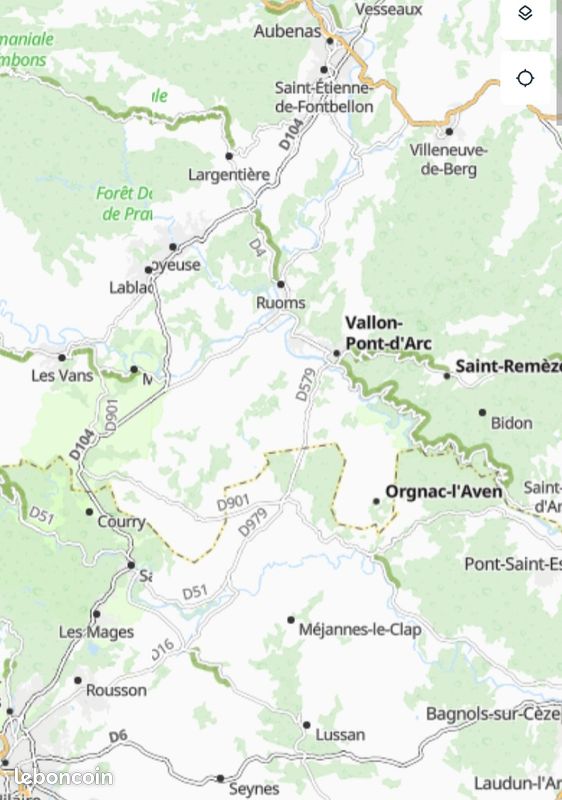 Maison 3 pièces 50 m² · à Vallon-Pont-d'Arc · 50 m² · 50 000 €