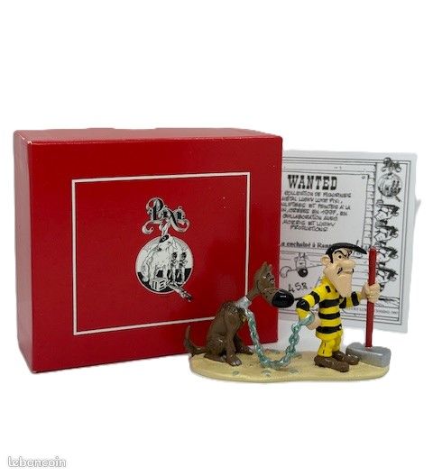 Pixi MORRIS Lucky Luke Joe Dalton enchaîné à Rantanplan