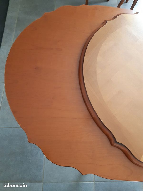 Table salle à manger merisier (image 3)