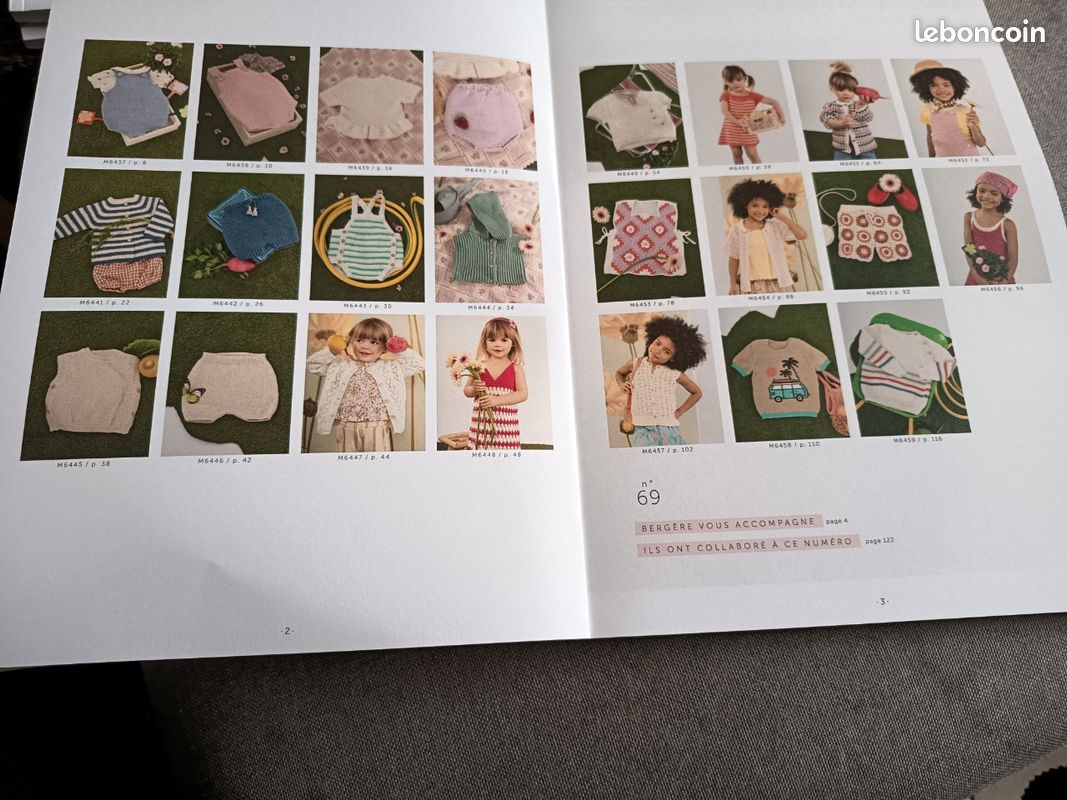 Livre tricot bergère de France 2025 n 69 spécial enfants (image 2)