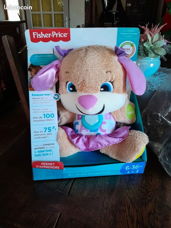 Fisher-Price Disney Winnie l'Ourson Peluche Douce pour Bébé de 25 cm