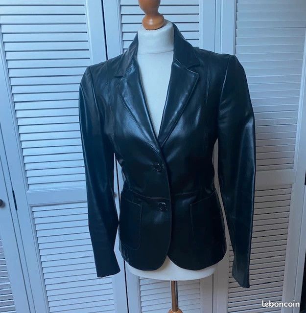 En Cuir Blazer Souple Femme Veste Blazer Femme Cuir Souple Sisley