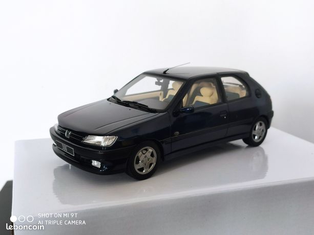 Ottomobile Peugeot 306 Eden Park – Bleu 1995 – Échelle 1/18 – OT385 (Neuf)