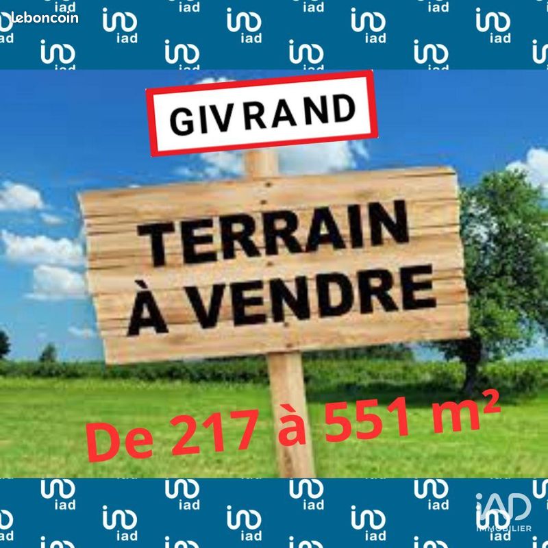 Terrain 318 m² · à Givrand · 318 m² · 87 200 €