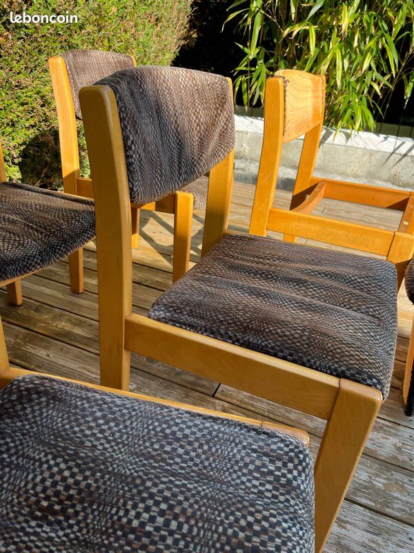 Lot de 6 chaises à retaper (image 5)