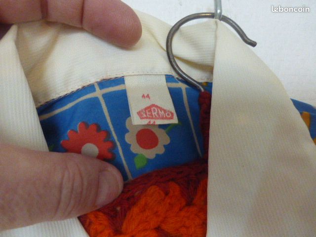 🌟 Robe vintage "SERMO" - Neuve ( ancien stock) - Taille 44 - Made in France 🇫🇷 (image 5)