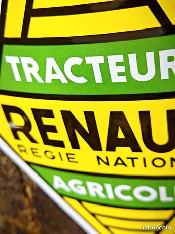Plaque émaillée Renault Gordini - Garage/Atelier/Les plaques publicitaires