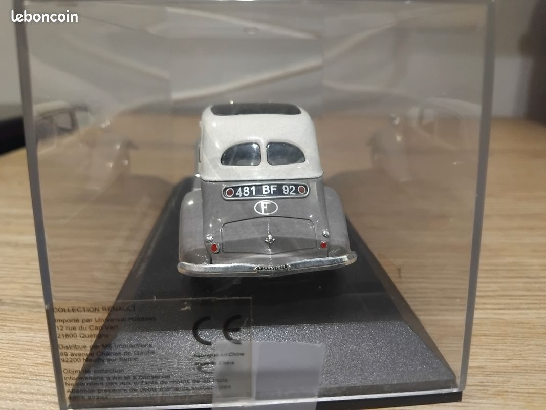 Voiture Miniature Nervasport Renault Vert – Ancienne – Collection – état D'usage
