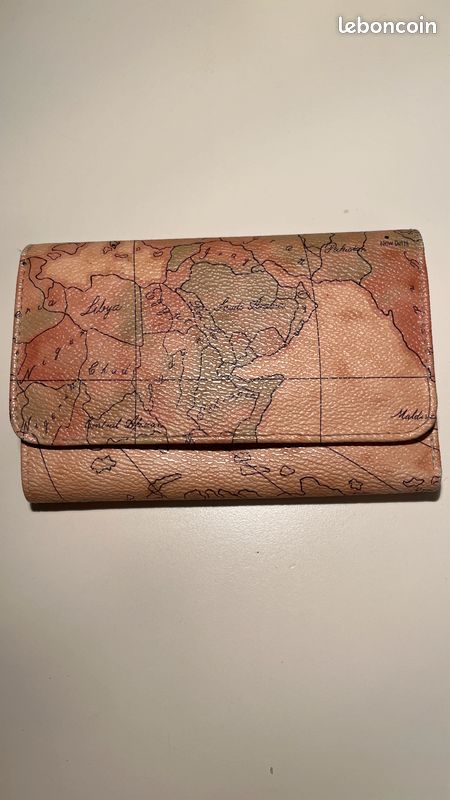 Portefeuille motif « Cartes du Monde à l’ancienne » synthétique (image 3)