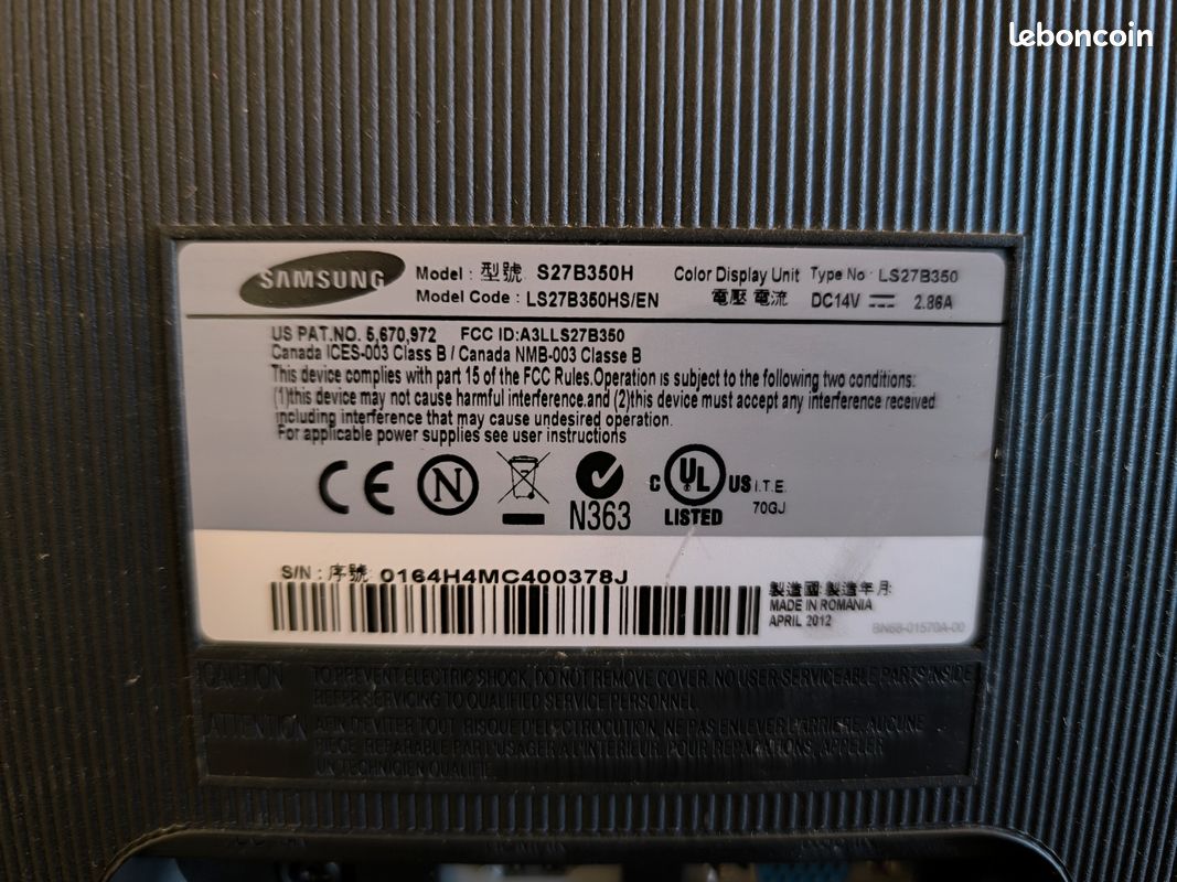 Écran ordinateur Samsung (image 2)