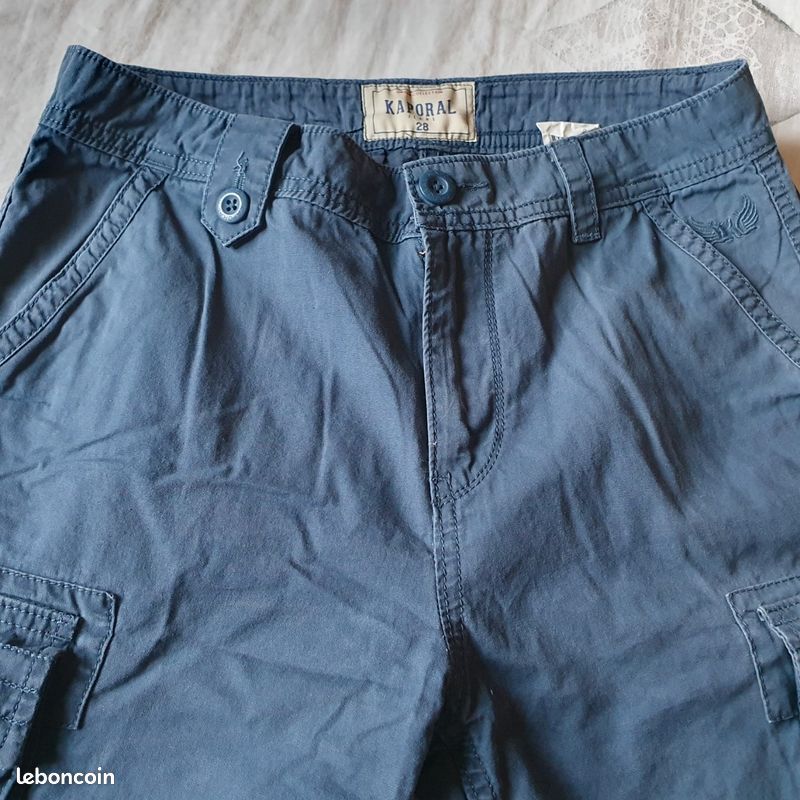 Bermuda cargo kaporal de taille 28 (image 2)