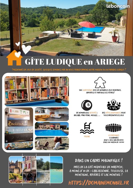 Gîte ludique en Ariège (image 1)