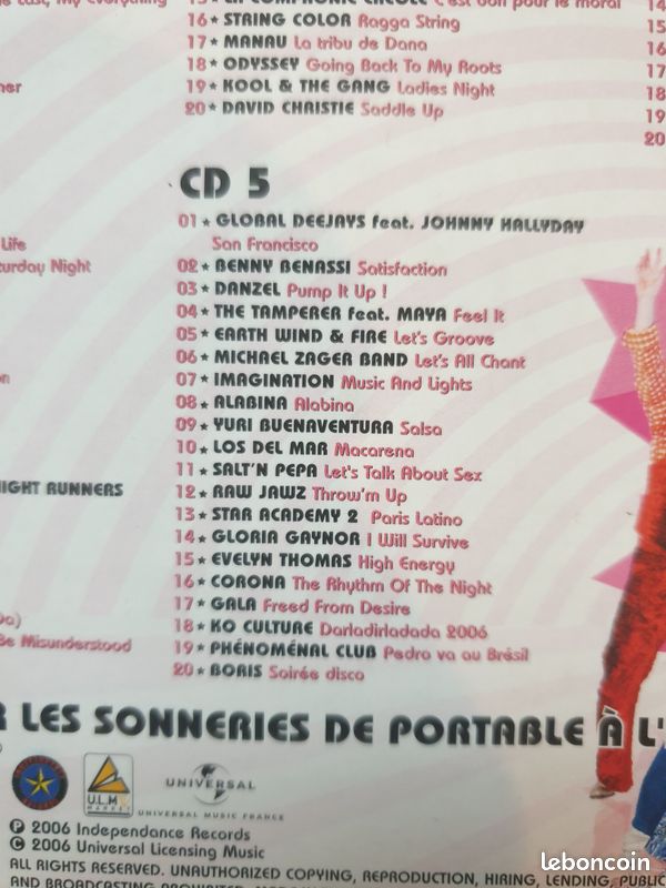 CD Les 100 Plus grands Tubes pour faire la fête (image 7)