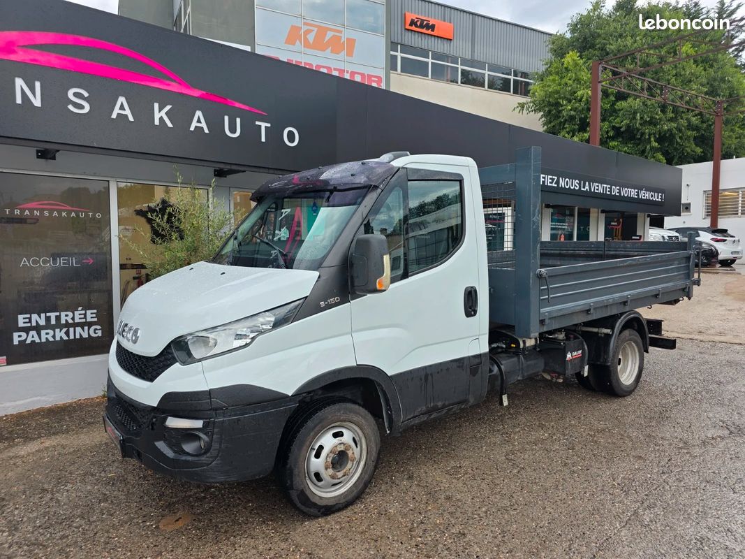 IVECO DAILY VI 35c15 POLYBENNE AMPLIROLL 146ch / TVA Récupérable / Factures entretien / Avec Benne / Climatisation / Régulateur (image 7)