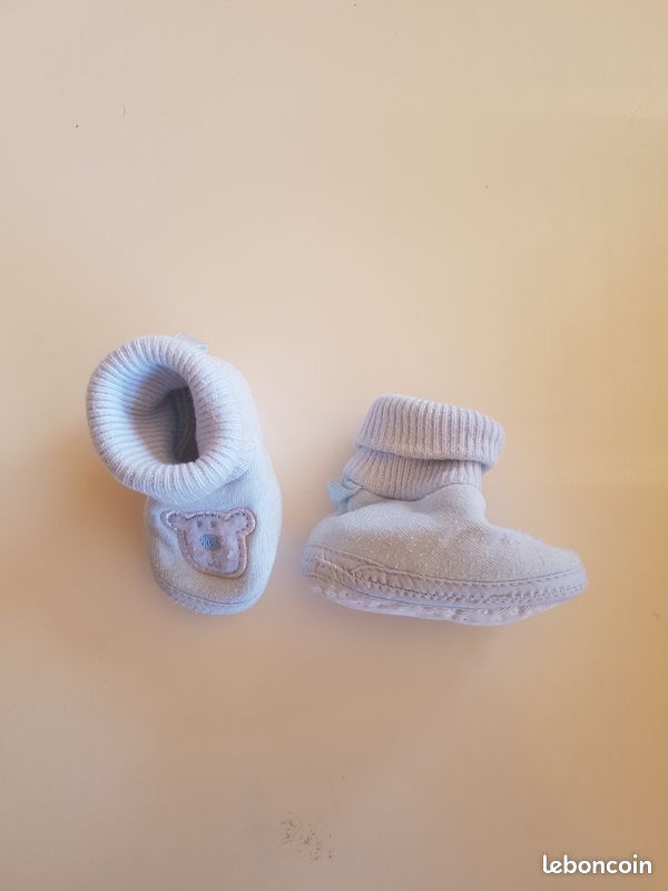 Chaussons garçon 0- 1 mois (image 2)