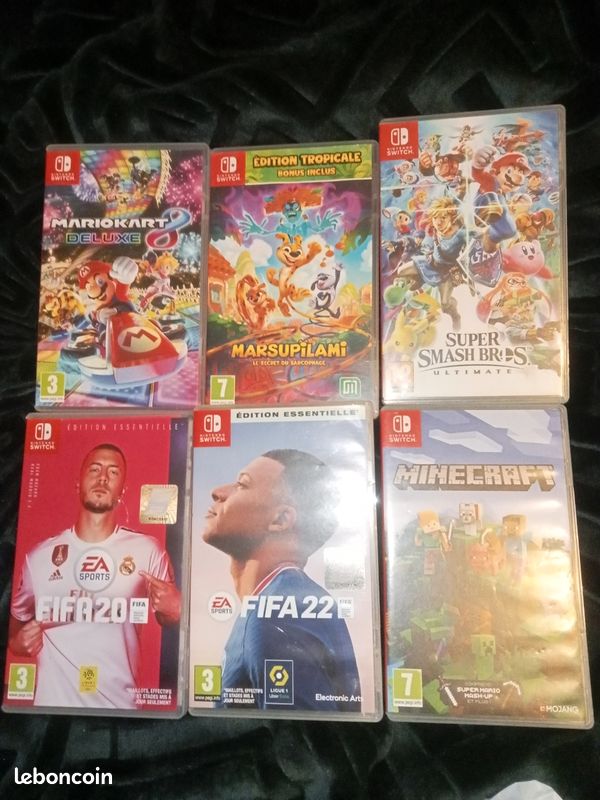 Lot De 20 Boîtes Vides Nintendo Switch - Pour Jeux Pokemon - Comme Neuf