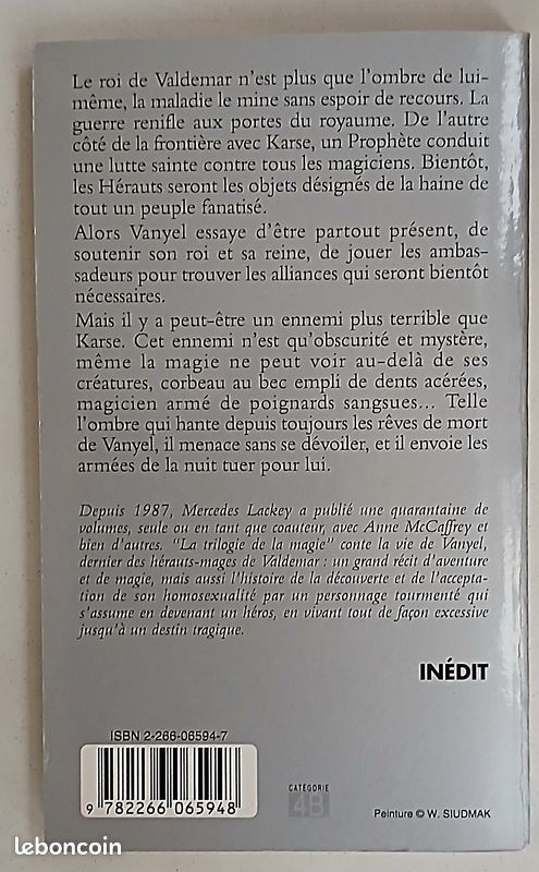 Livre "le prix de la magie" de Mercédès Lackey en très bon état (image 2)