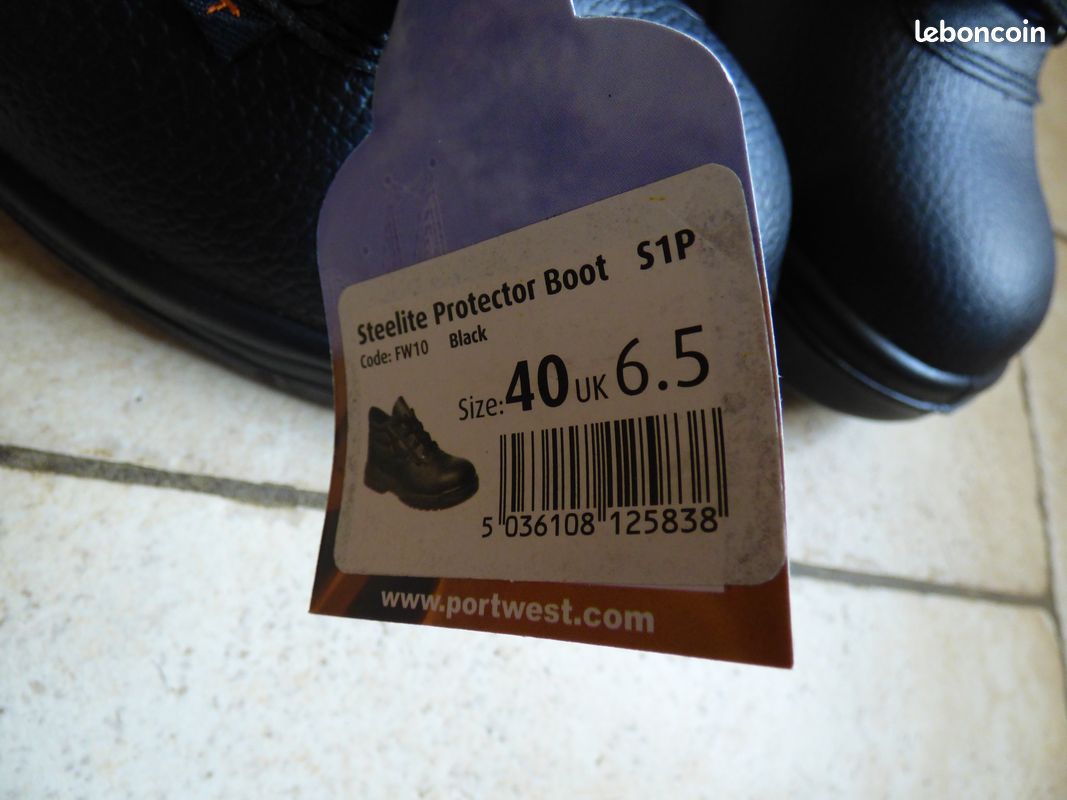 Chaussure de sécurité Portwest T 40 Neuve (image 4)