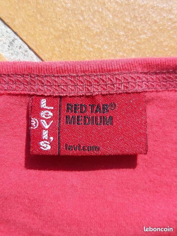 T-shirt Levi's RED TAB – femme – rouge intense – taille M