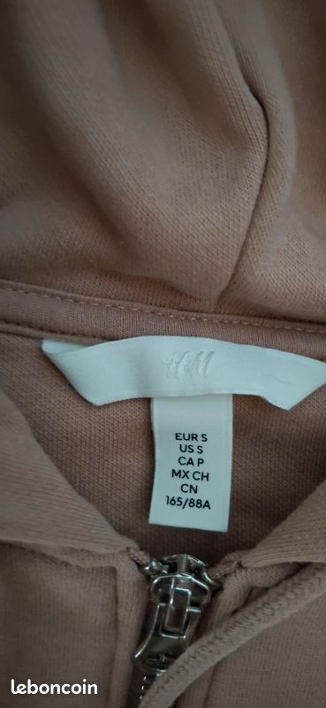 Sweat zippé H&M, S (image 2)