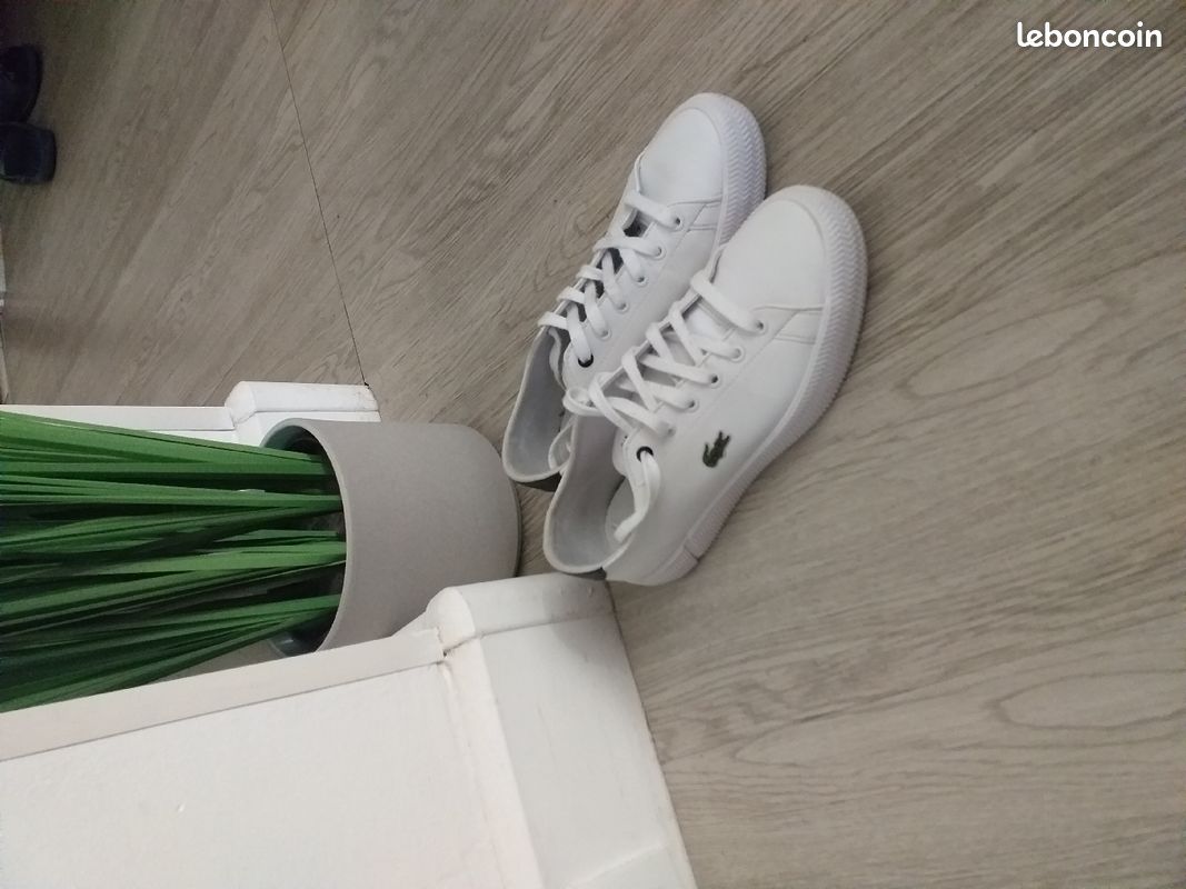 Bascet Lacoste blanche (image 1)