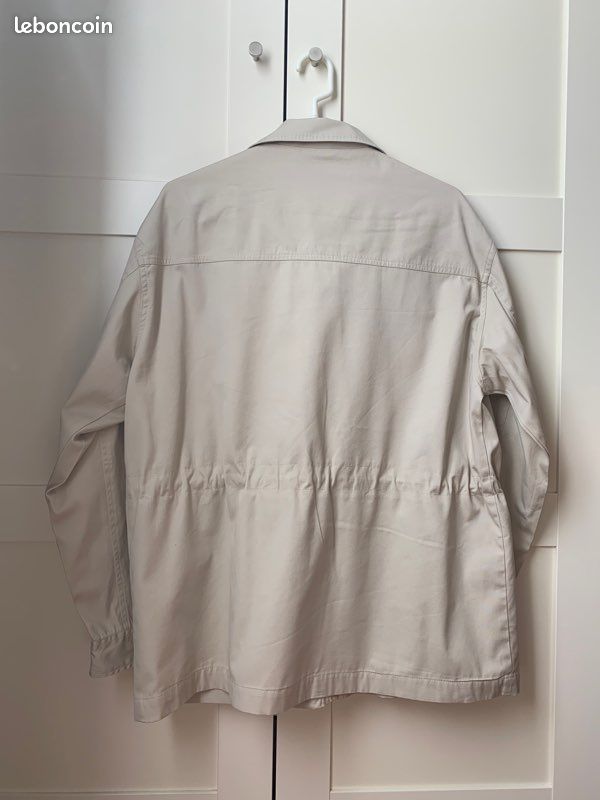 Veste Vintage beige Clair taille L Homme moderne (image 2)