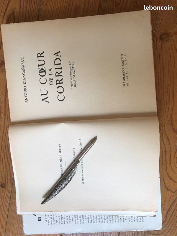Corrida Antonio Diaz-Cañabate- Au Cœur de la Corrida . Flammarion 1957 (image 3)