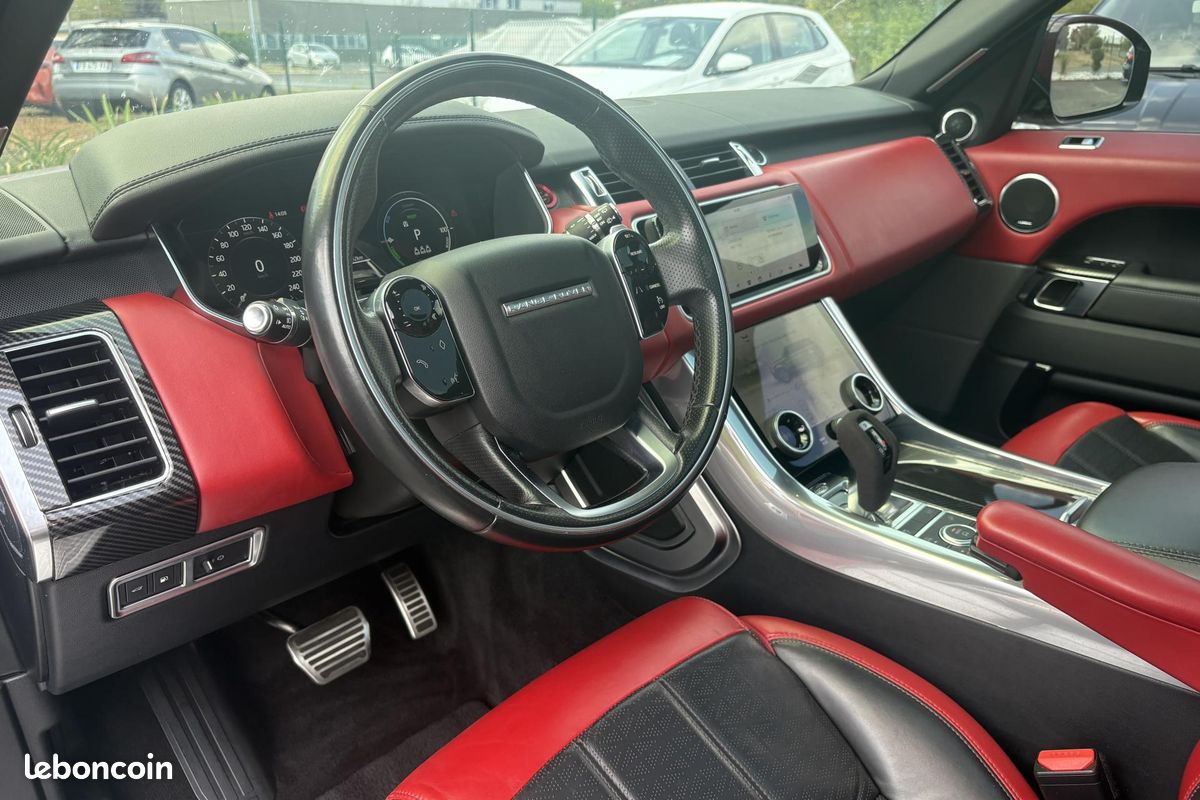 Land rover range rover sport p400e 404 hse - carplay - virtual cockpit - hayon elec - jantes 20-interieur uniqu (image 6)