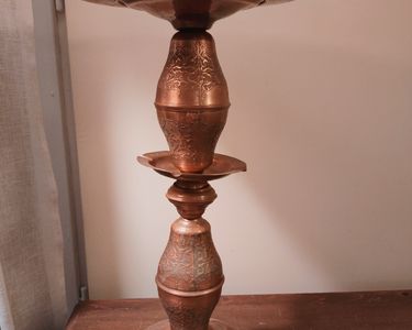 TABLE EN CUIVRE du Maroc des années 50 EUR 80,00 - FR