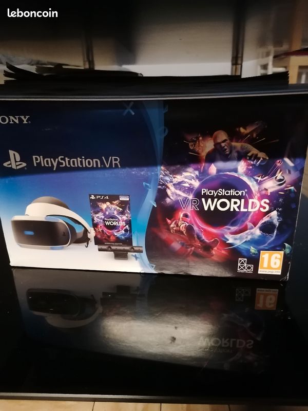 Ps4 pro + manette + câble +casque vr + 12 jeux (image 1)