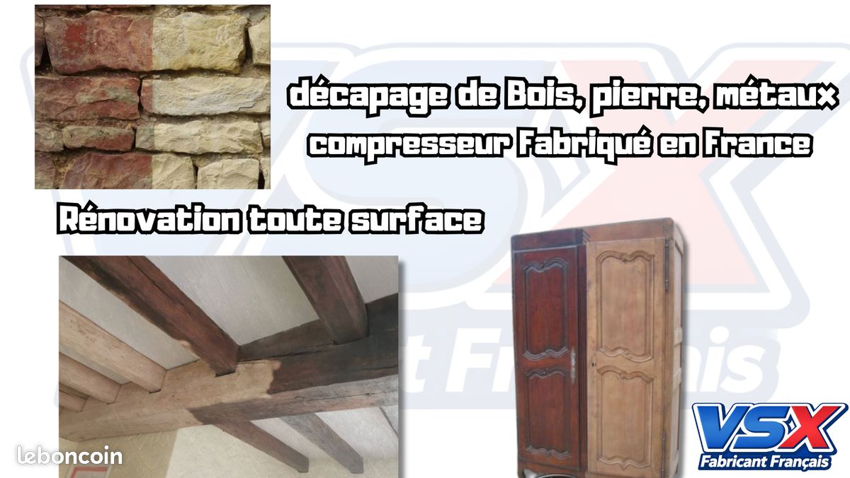 Pack aérogommeuse compresseur et tuyau de raccord Livraison gratuite (image 4)