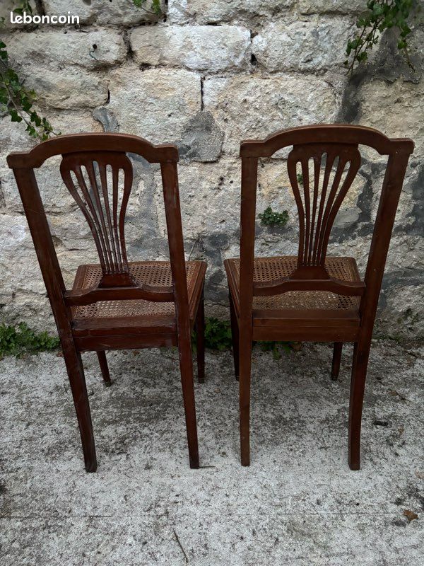 Paire de chaises montgolfière style empire (image 3)