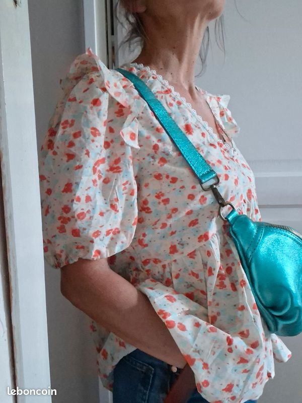 Pull débardeur avec alpaga,orange pâle, abricot, TU (34 à 40), dimensions photos, tout neuf (image 20)