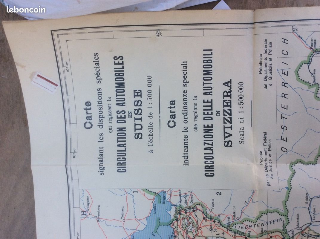 Carte suisse 1921 (image 2)