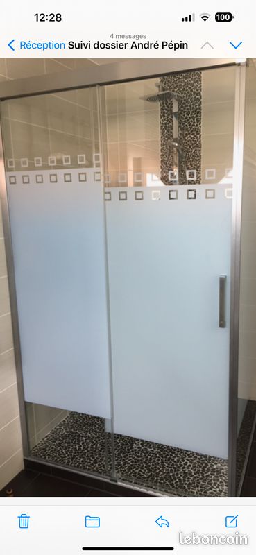 Vends paroi de douche complète (image 2)
