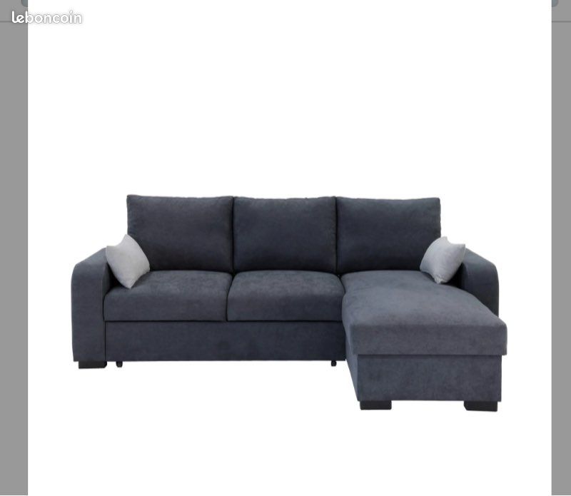 Vend canapé d’angle convertible (image 1)