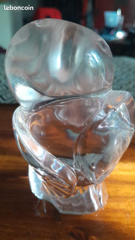 Chouette en cristal DAUM Signée (image 3)