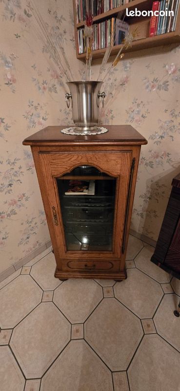 Meuble HI-FI, dessus relevable et tiroir (image 1)