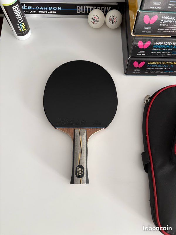 Raquette de tennis de table exceptionnelle yasaka ma lin extra offensive + rxton 3 pro max - raquette club sur mesure (image 5)