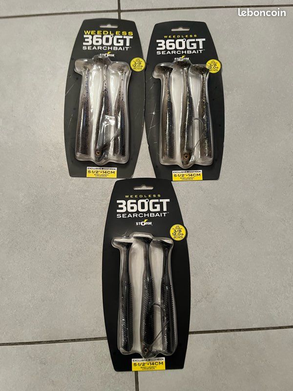 Lot De Leurres De Pêche Vintage (Bagley, Storm, Snag Proof...) - NOS Neuf Avec Défauts