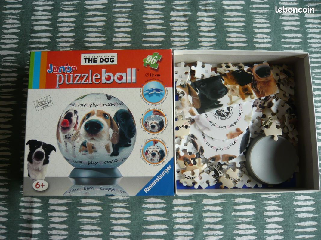 Puzzle ball (96 pièces): les chiens (image 2)