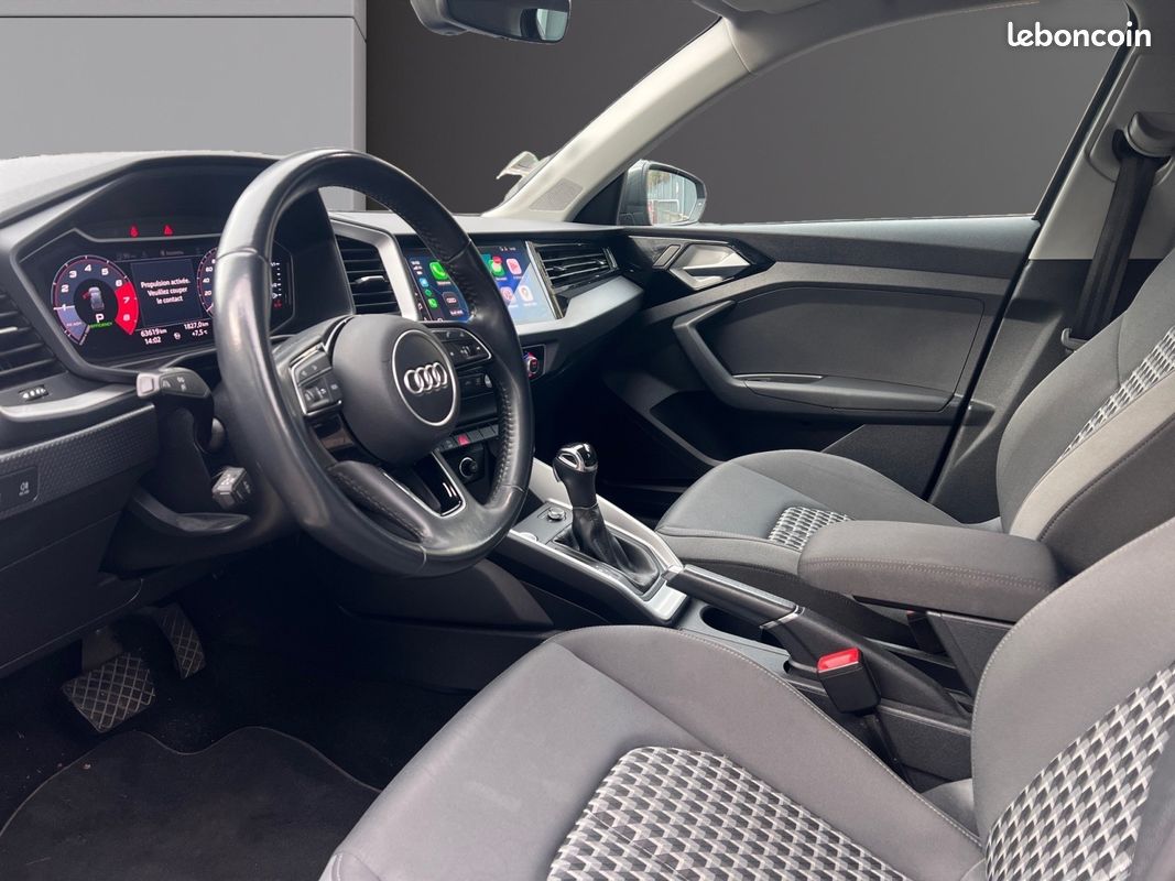 AUDI A1 CITYCARVER 2019 30 TFSI 116 ch S tronic 7 Design, Apple CarPlay, Caméra de Recul, Garantie 12 mois (image 10)
