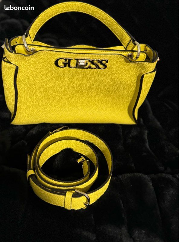 Bandoulière Guess Sac A Main Guess Jaune Sac à Bandoulière Jaune