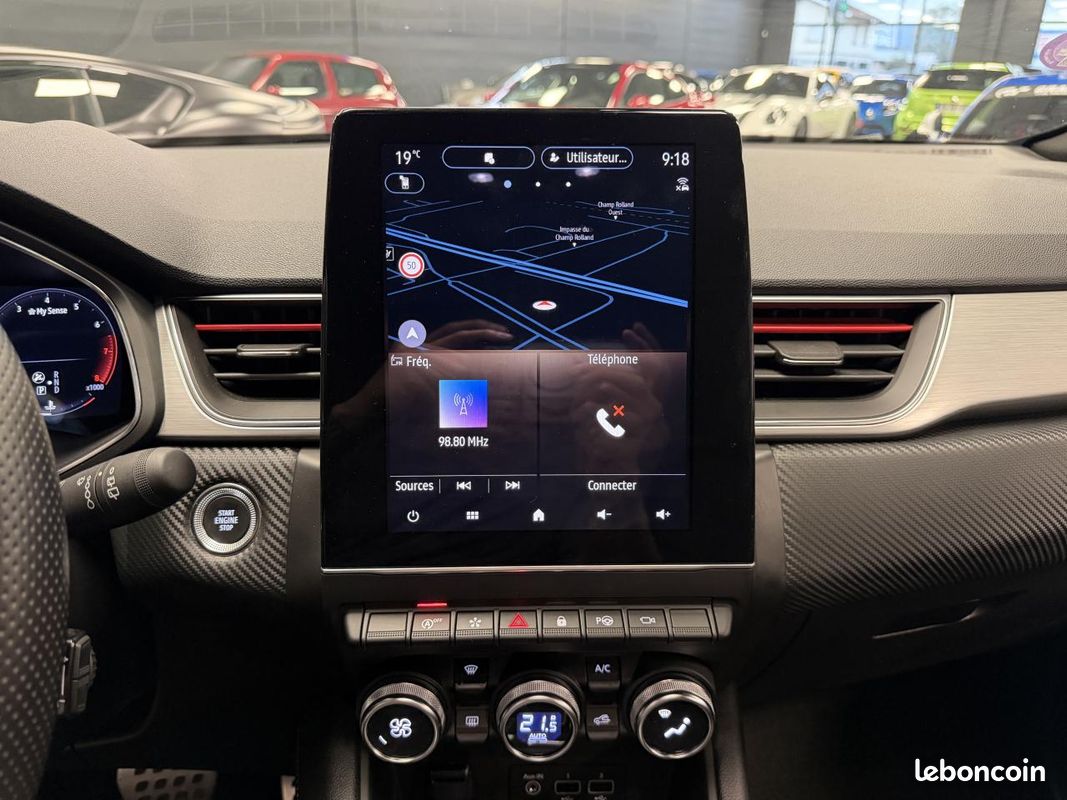 RENAULT CAPTUR RS Line 1.3L 160CV EDC -Garantie 12M-Toit ouvrant/Sono BOSE/Easy Park-Suivi Renault (image 20)
