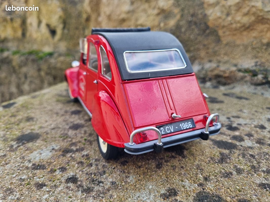 Solido 9509 - Citroën 2CV 1966 Coca-Cola 1/18 - Occasion Boîte Défraîchie