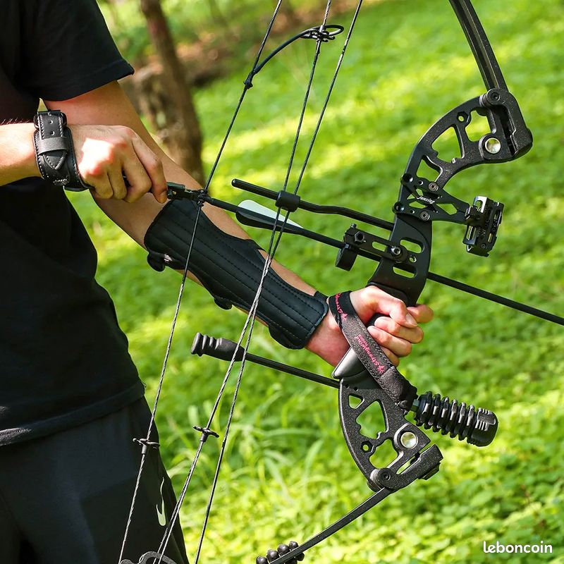 Arc Composite De Chasse 19-70 Lbs - Flèches Carbone, Vitesse Jusqu'à 320 Fps, Réglable