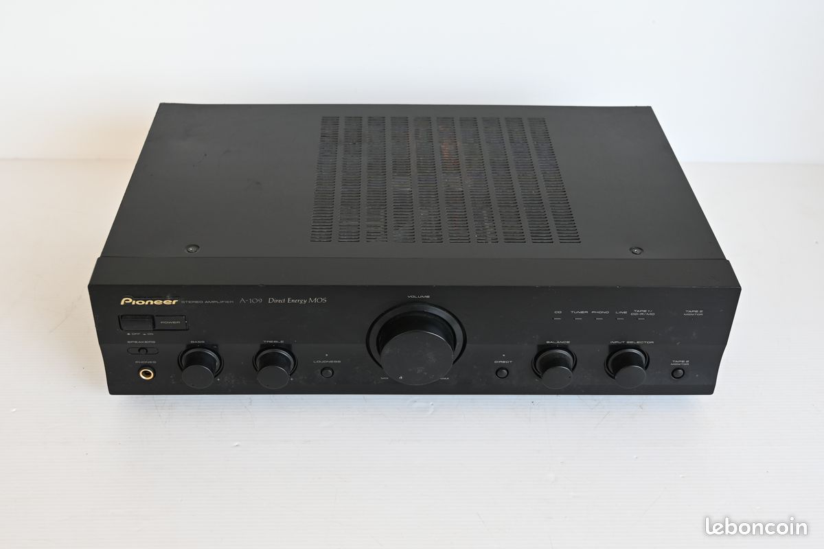 Ampli Intégré Pioneer A-109 - Vintage, 100% Fonctionnel, état Moyen